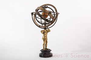 Armillary Sphere With Atlas Base